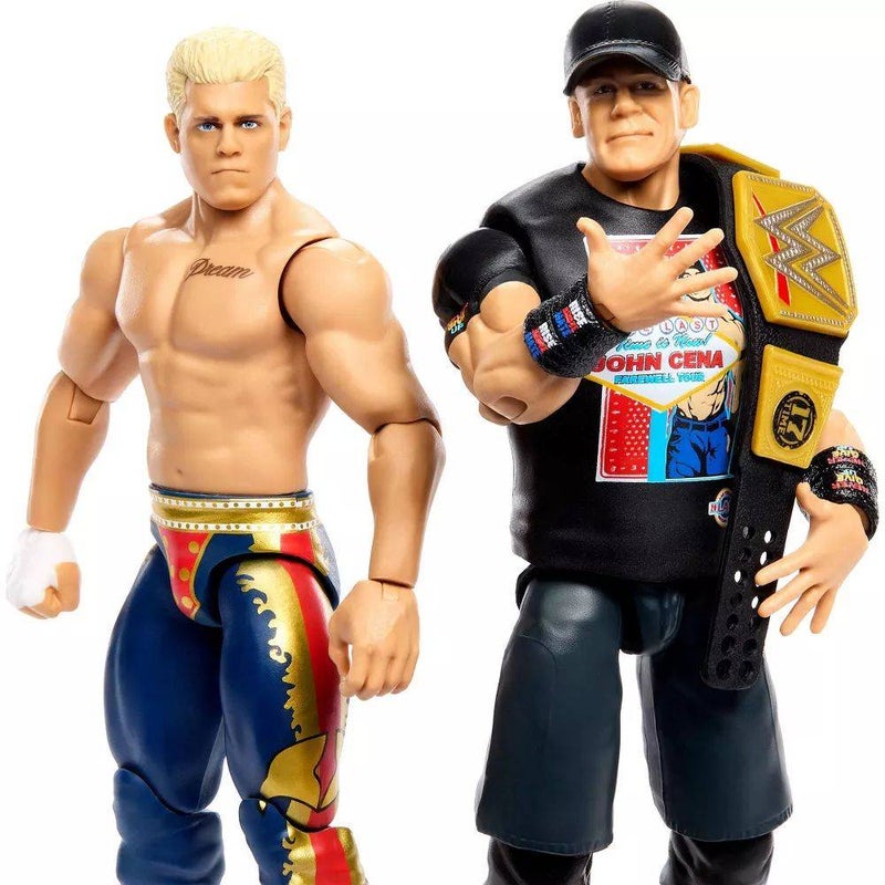 WWE Main Event Showdown The American Nightmare Cody Rhodes vs John Cena 2-Pack (17 cm) - Image 1