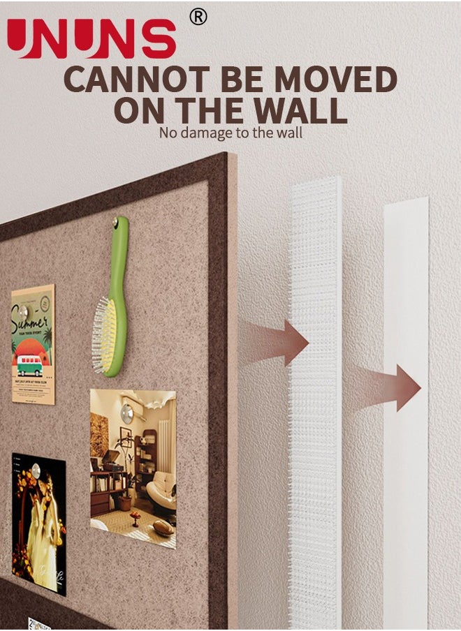 UNUNS Bulletin Board,Large Decorative Felt Bulletin Board Cork Boards Alternative Pin Board Notice Boards for Home Office School,80*120CM  - Image 3