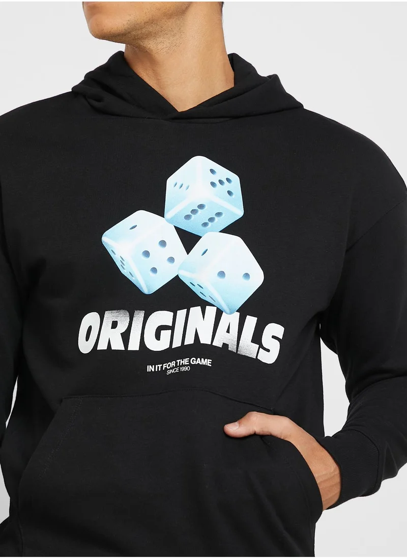 JACK & JONES Original Printed Hoodie