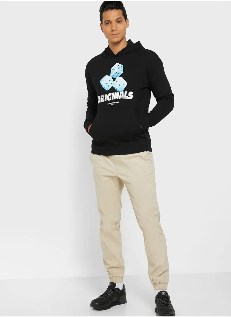 JACK & JONES Original Printed Hoodie