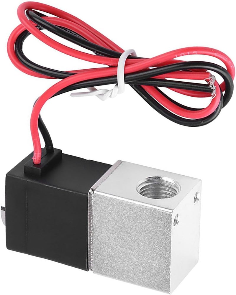 Denash Electric Solenoid Valve, 1/4inch DC 12V 2 Way Normally Closed Electric Solenoid Air Valve, Stainless Steel Solenoid Valve for Air, Gas, Liquid, Water - Image 4