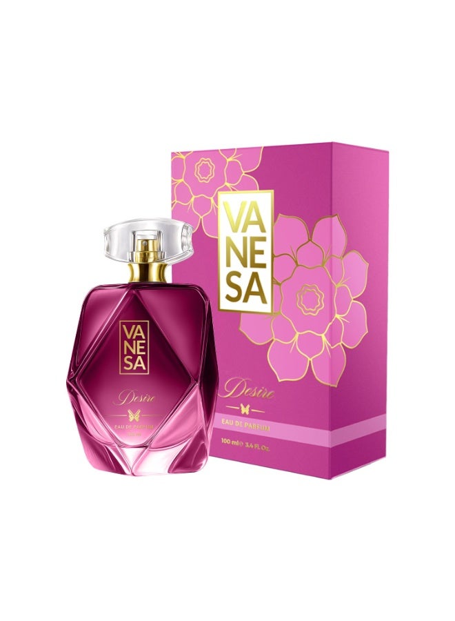 Vanesa عطر Desire للنساء 100 مل | عطر ماء عطر يدوم طويلاً - Image 1