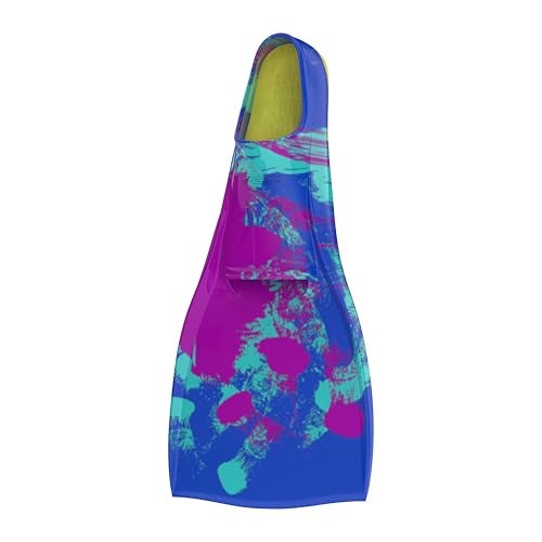Speedo Unisex-Adult Swim Training Fins Rubber Long Blade - Image 1