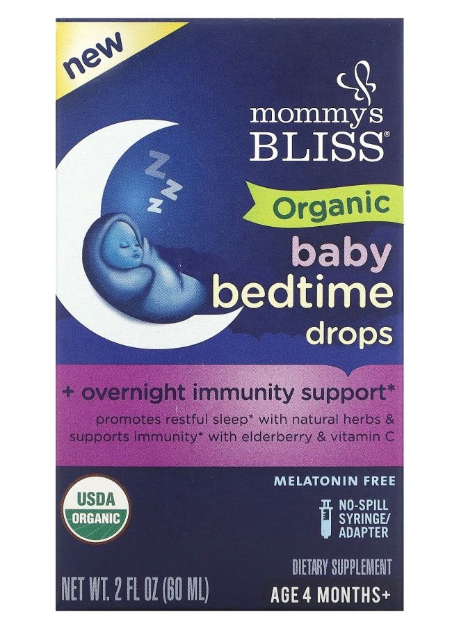 Mommy's Bliss - Organic Baby Bedtime Drops Age 4 Months+ 2 fl oz (60 ml) - Image 1