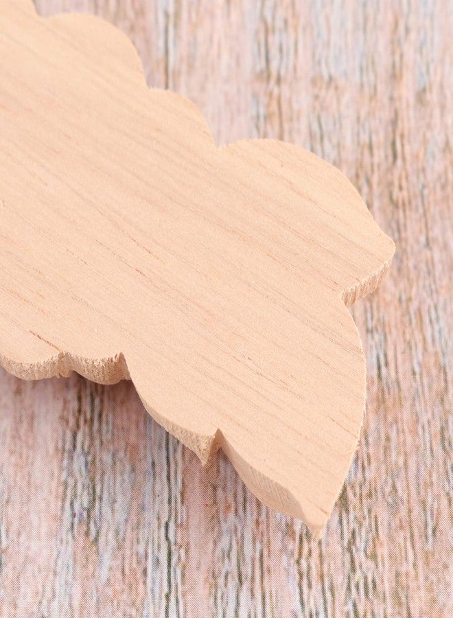 Artibetter 2pcs Wood Applique European Style Carved Corner Onlay Decal Rose Flower Door Cabinet Decoration for DIY Home Wall Decor 9x3.5cm - Image 3