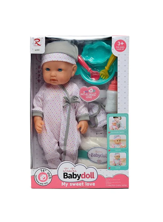 Babies & More Babies & More Girls Multicolor Doll Toy