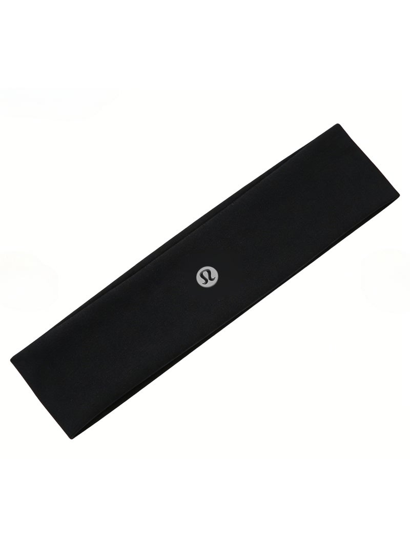 لولوليمون Lululemon Reversible Headband - Moisture-Wicking Fabric Hair Accessory with Signature Logo for Yoga, Gym & Daily Styling - Image 4