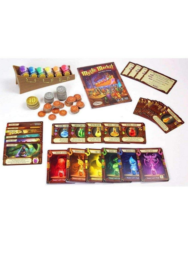 ThinkFun Mystic Market Strategy Card Game For 2-4 Players Ages 10 and Up - An Exciting Fast Paced Game Perfect for Both Families and Gamers, Multi - Image 3