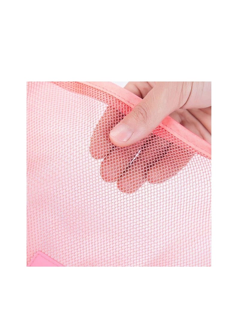 6 in 1 Travel Bag and Closet Organizer - Perfect for Organizing and Traveling F (Baby Pink) - Image 3