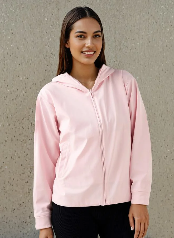 Splash FAV Regular Fit Fleece Lined Hooded Jacket