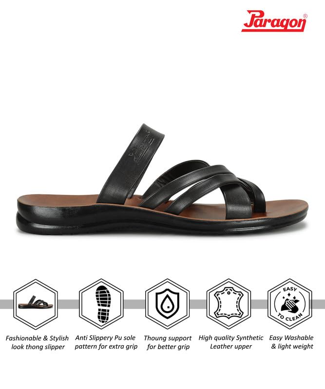 PARAGON PUK2205G Men's Slip On Sandals | Trendy Casual Slip-on Sandals with Cushioned Footbed, and Durable Construction | Perfect for Everyday Casual - Image 3