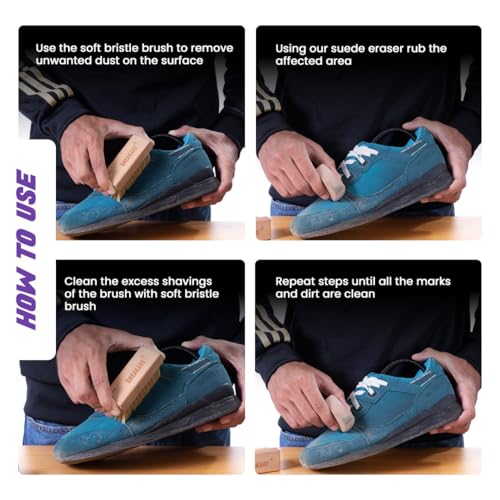 SNEAKARE Suede & Nubuck Shoe Cleaning Eraser for Sneaker, Stain Eraser, Suede Eraser, Nubuck Eraser - Image 5