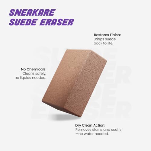 SNEAKARE Suede & Nubuck Shoe Cleaning Eraser for Sneaker, Stain Eraser, Suede Eraser, Nubuck Eraser - Image 3