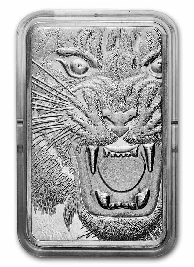 PAMP PAMP Suisse Royal Bengal Tiger Silver 10 oz (311 gram) Bar  - Image 5