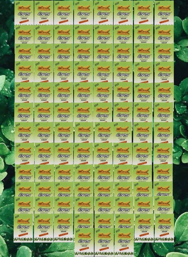 بياري 98 قطع صابون آيورفيدي كركم