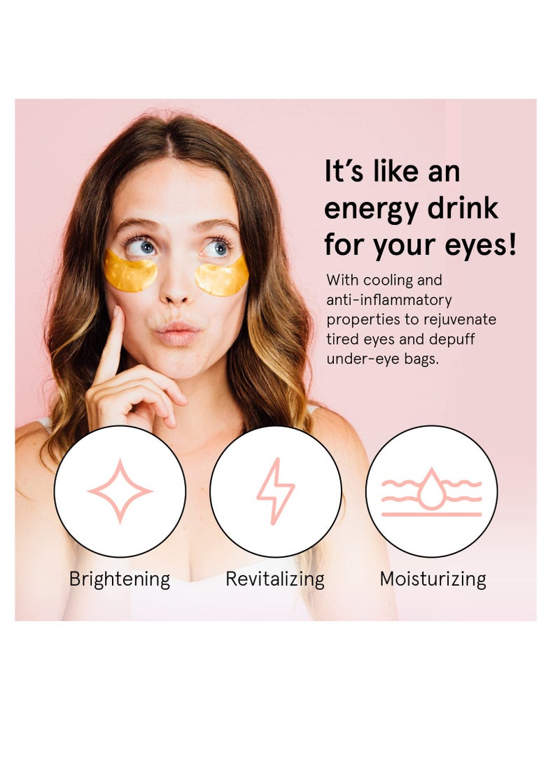 Grace & Stella - Grace & Stella Under Eye Mask (Gold, 48 Pairs) Eye Patch, Under Eye Patches for Dark Circles and Puffiness Undereye Bags, Wrinkles - Gel Under Eye Patches - Small Gifts - Vegan Cruelty-Free Self Care - Image 1