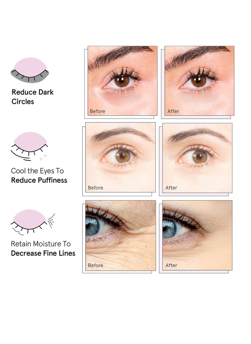 Grace & Stella - Grace & Stella Under Eye Mask (Gold, 48 Pairs) Eye Patch, Under Eye Patches for Dark Circles and Puffiness Undereye Bags, Wrinkles - Gel Under Eye Patches - Small Gifts - Vegan Cruelty-Free Self Care - Image 1