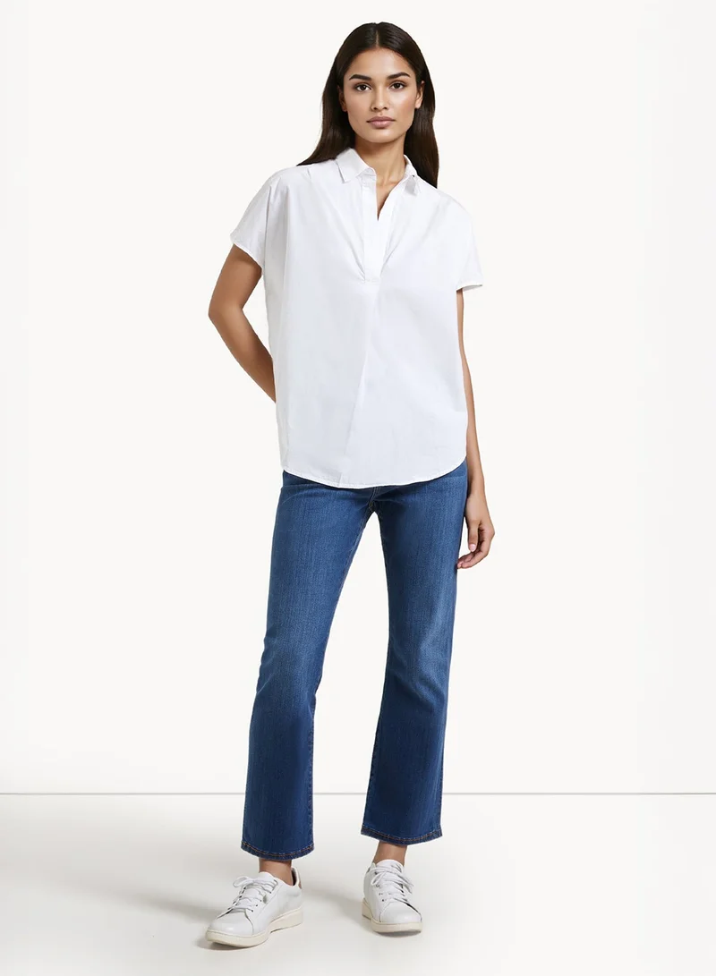French Connection Cele Rhodes Poplin Shirt