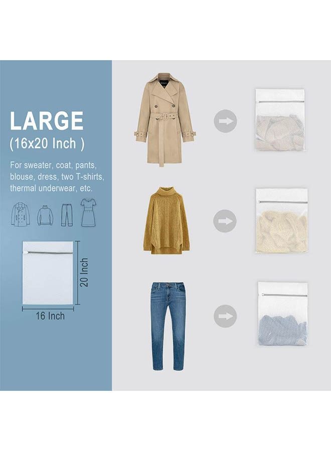 Arabest 3Pcs Durable Honeycomb Mesh Laundry Bags for Delicates 16 x 20 Inches (3 Large) - Image 4