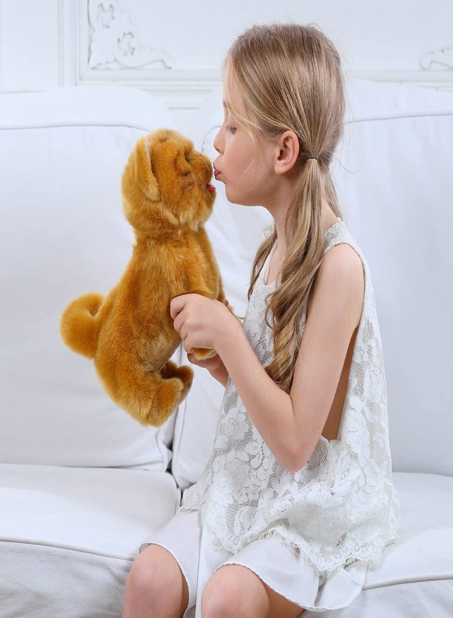CU-MATE Electronic Walking Orange Cats, Realistic Interactive Puppy Pet Toy Cat, Walking, Barking,Wagging Tail & Talking,Present Pet Gifts for 3+ Year Boys Girls - Image 5