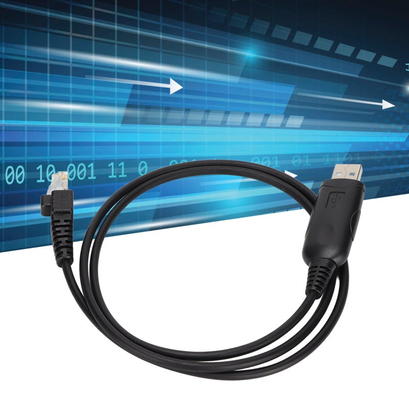 كابل برمجة USB: مادة PVC، شريحة PL2303U، مخرج RJ45 - نقل إشارة مستقر وسريع، سهل الاستخدام لأجهزة NX-700، NX-800، NX-900، NXR-710، وبرمجة KPG-46U - Image 3