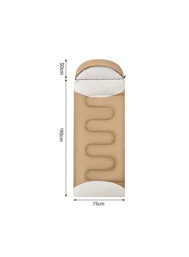 HOMESTAR Camping Sleeping Bag, Portable Waterproof Sleeping Bag for Adults, Kids, 4 Seasons Winter, Fall, Spring, Summer, Backpacking Hiking, Camping, Mountaineering, Indoor, Outdoor Use - Image 2