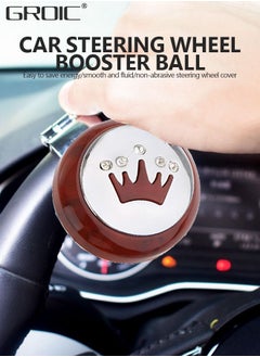 GROIC Car Steering Wheel Knob Spinners, Universal Vehicle Steering Wheel Ball Knob Vehicle, Steering Wheel Spinners Ball Suicide Knob for Car, Trucks, Tractors, Boat  - Image 2