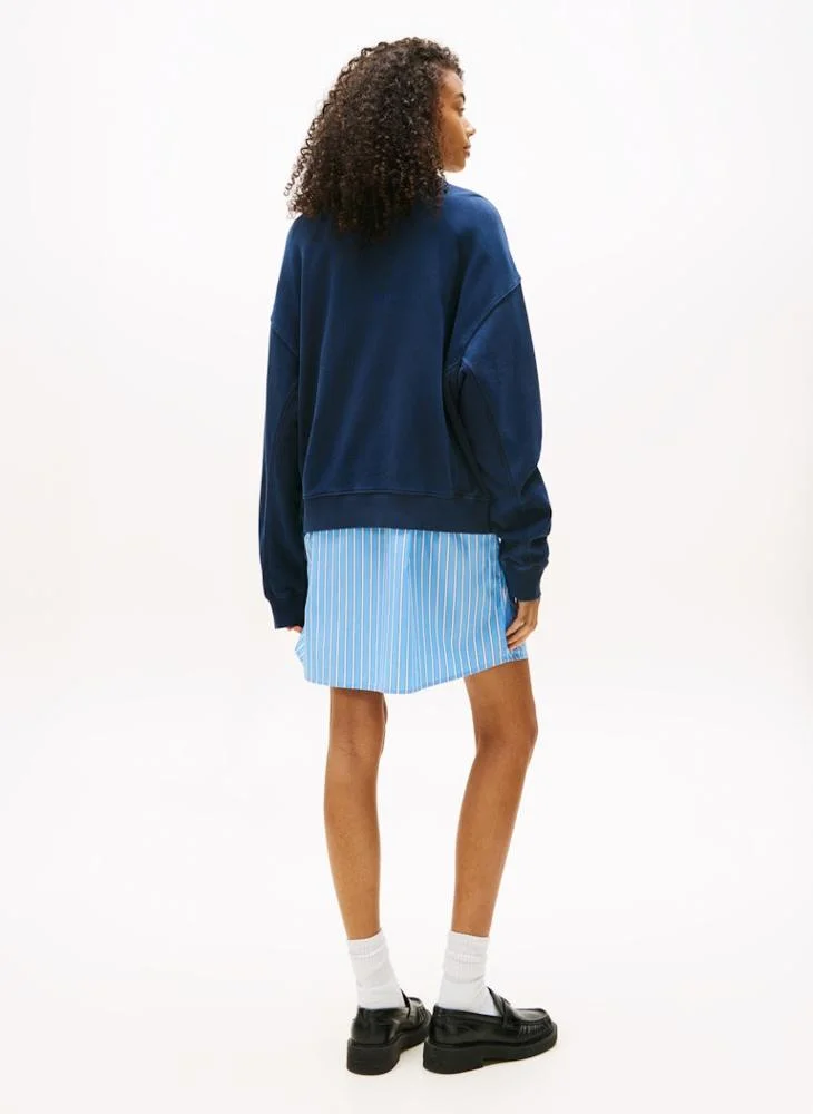 تومي جينز Graphic Pullover Sweatshirt