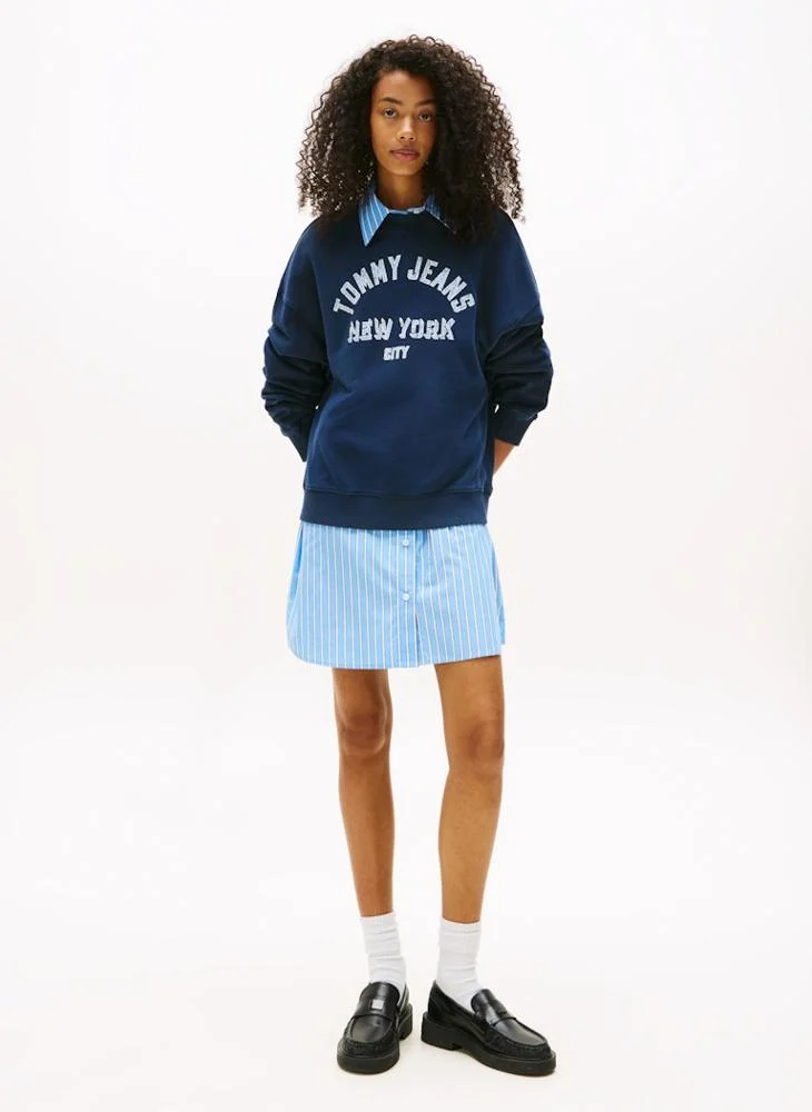 TOMMY JEANS Graphic Pullover Sweatshirt