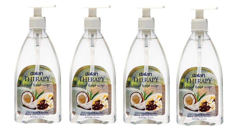 Dalan Therapy Liquid Soap Four Pack of Coconut Vanilla 400 ml X 4 nos - Image 1