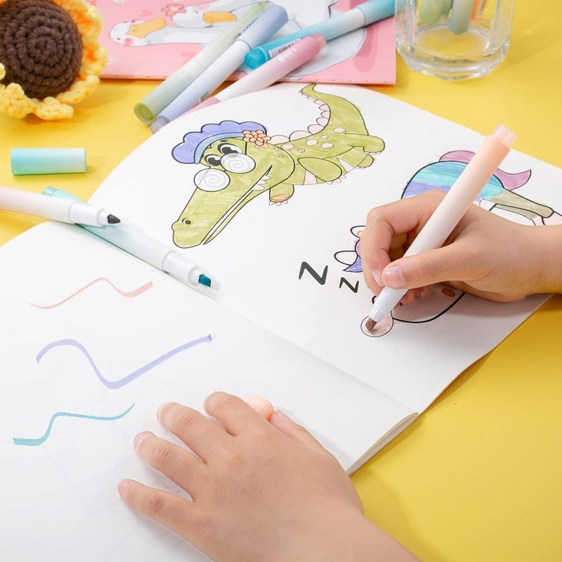 MITVIK 4Pcs Aesthetic Cute Highlighter Pen || Highlighters Markers Pen || Pastel Highlighter Pen Set || Water-based Ink Quick Dry for Note Taking School/Office Supplies (Blue) - Image 2
