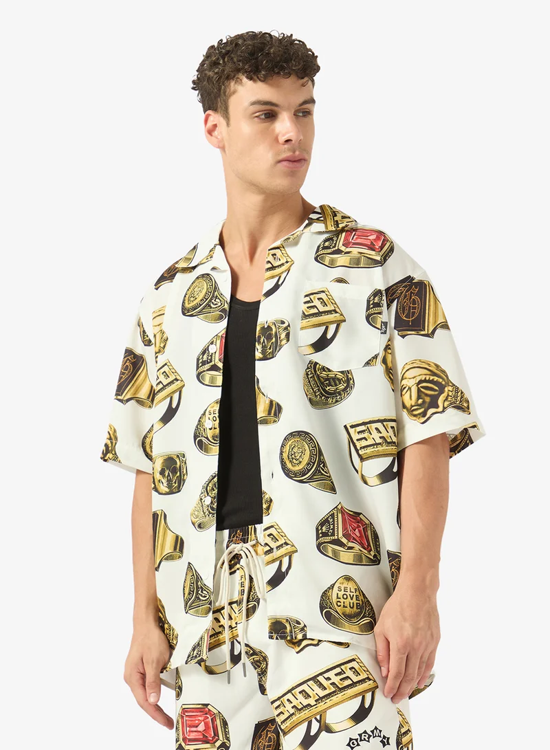 جرايمي The Og Tour Button Up Shirt