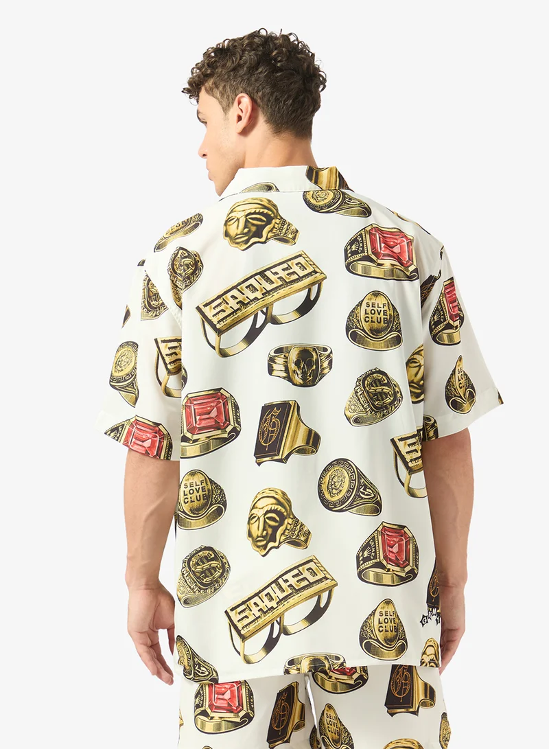 جرايمي The Og Tour Button Up Shirt