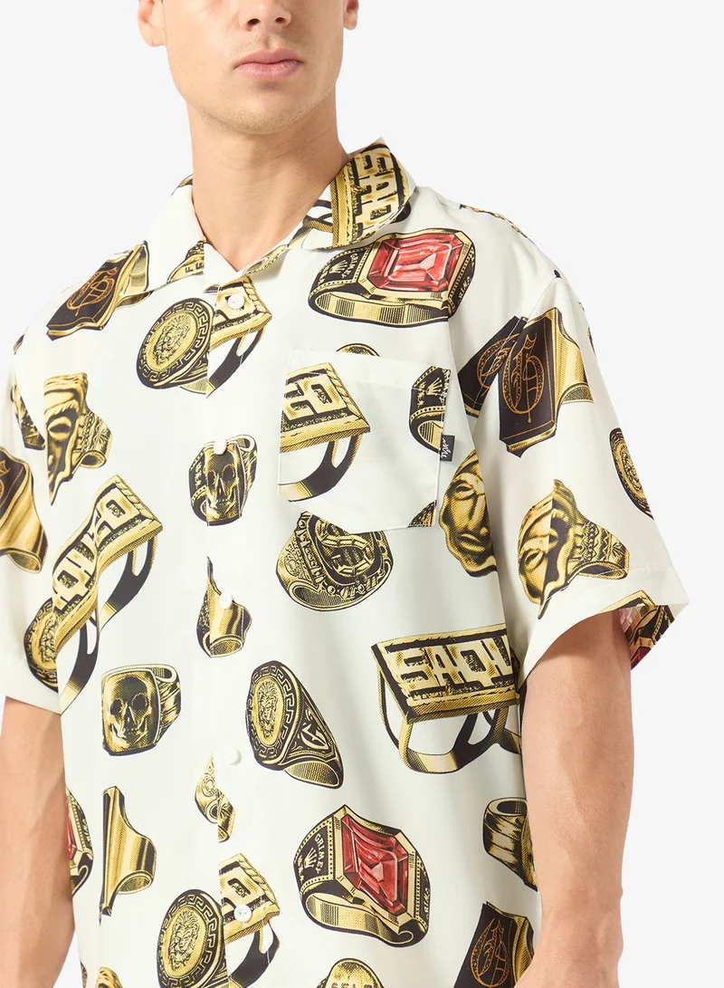 Grimey  The Og Tour Button Up Shirt for Men | Best Price UAE