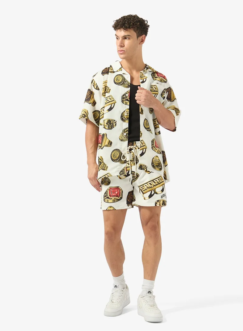 Grimey  The Og Tour Button Up Shirt for Men | Best Price UAE