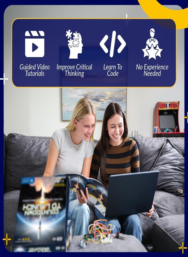 LINGO Countdown to Launch STEM Coding Kit - Build, Code & Explore Rocket Launch Concepts - Science Kits for Kids Ages 13+ Years for Birthdays & Holidays - Image 3