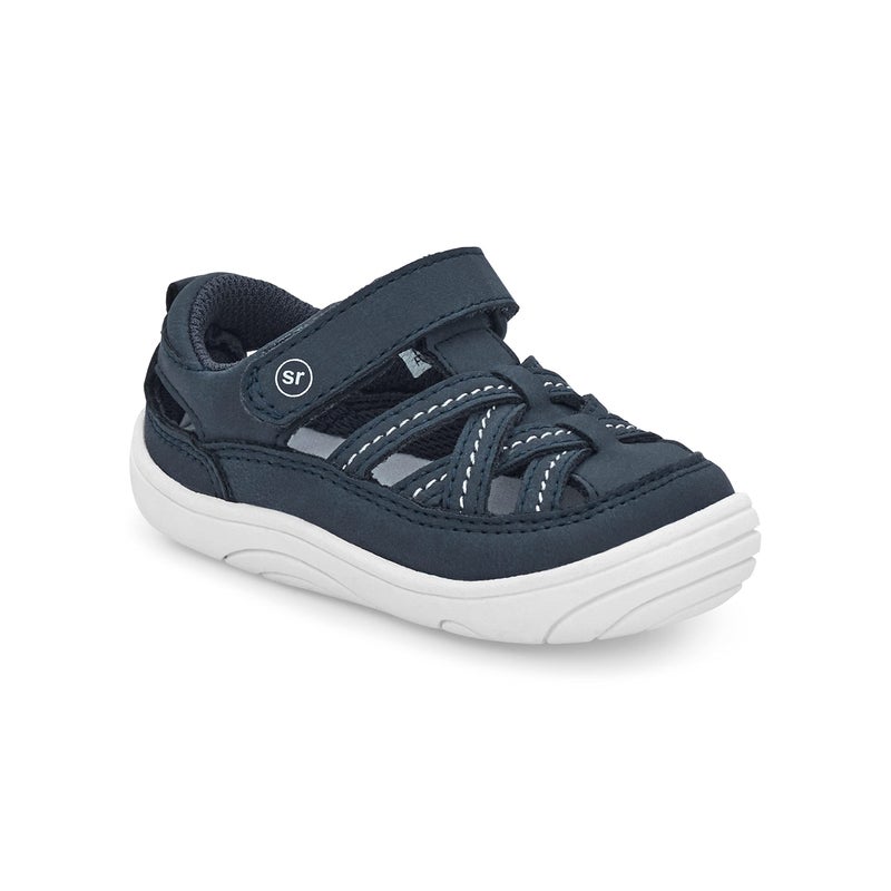 Stride Rite 360 Boys Amos 2.0 Sandal, Navy - Image 1