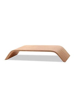 Generic Bamboo Desktop Monitor Heighten Stand Computer Dock Holder Laptop Rack Display Bracket  - Image 2