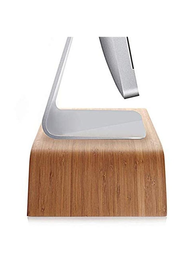 Bamboo Desktop Monitor Heighten Stand Computer Dock Holder Laptop Rack Display Bracket  - Image 5