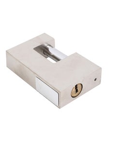 LAWAZIM Security Padlock -90mm- Heavy-Duty Monoblock Lock with High-Security 4 Key System, Durable Padlock for Home, Office & Apartment Doors Gates & Storage Reliable for Residential & Commercial Use  - Image 3
