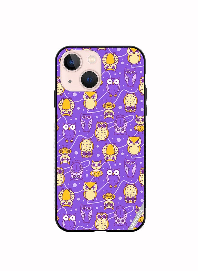 VR CREATIVE Protective Case Cover For Apple iPhone 13 mini Night Owl Design Multicolour - Image 1