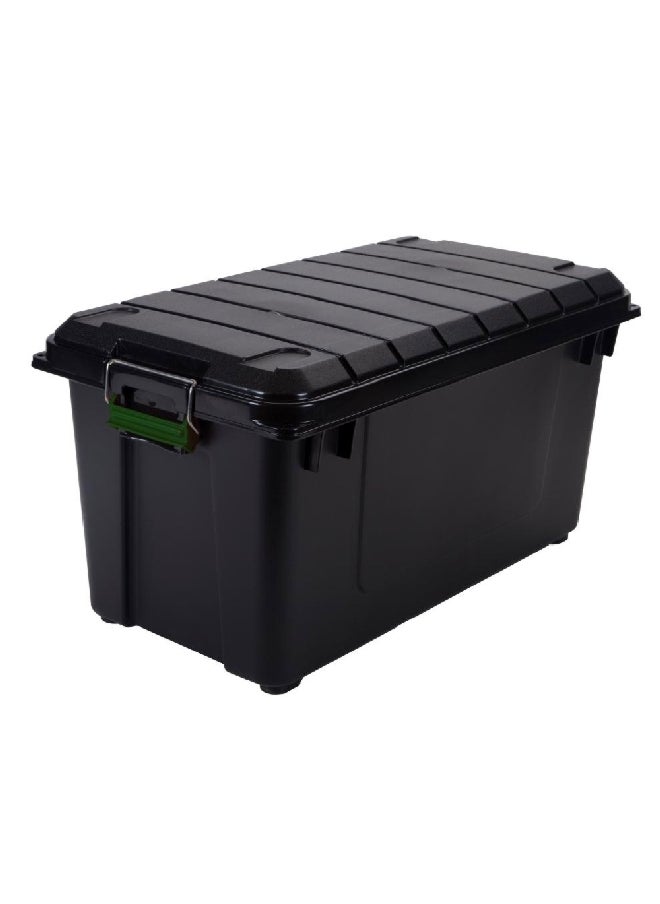 IRIS WeatherPro Durable Heavy-Duty Storage Container Black 82 Quart 296004  - Image 2