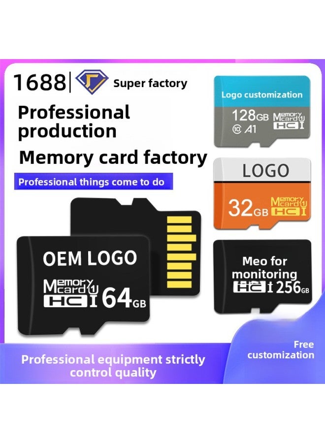 Manufacturer Wholesale Memory Card 16Gtf Card 8g 32g Mobile Phone Camera Memory Card 64g Monitoring Driving Recorder 