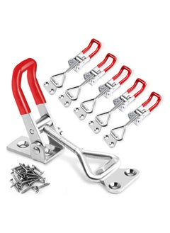 Y&D 6 Pack Toggle Latch Clamp 4001, KASTWAVE Adjustable Latch, Heavy Duty Latches, 330 Lbs Holding Capacity Pull for Lid Jig, Tool Box Case (24 PCS Screws)  - Image 1