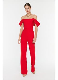 Woman Jumpsuit Red