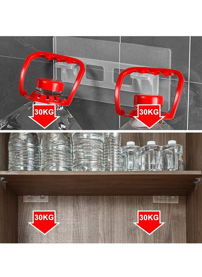 Oasisgalore 12-Pack No-Drill Self-Adhesive Shelf Support Pegs for Kitchen, Bookshelves, Closet  - Image 4