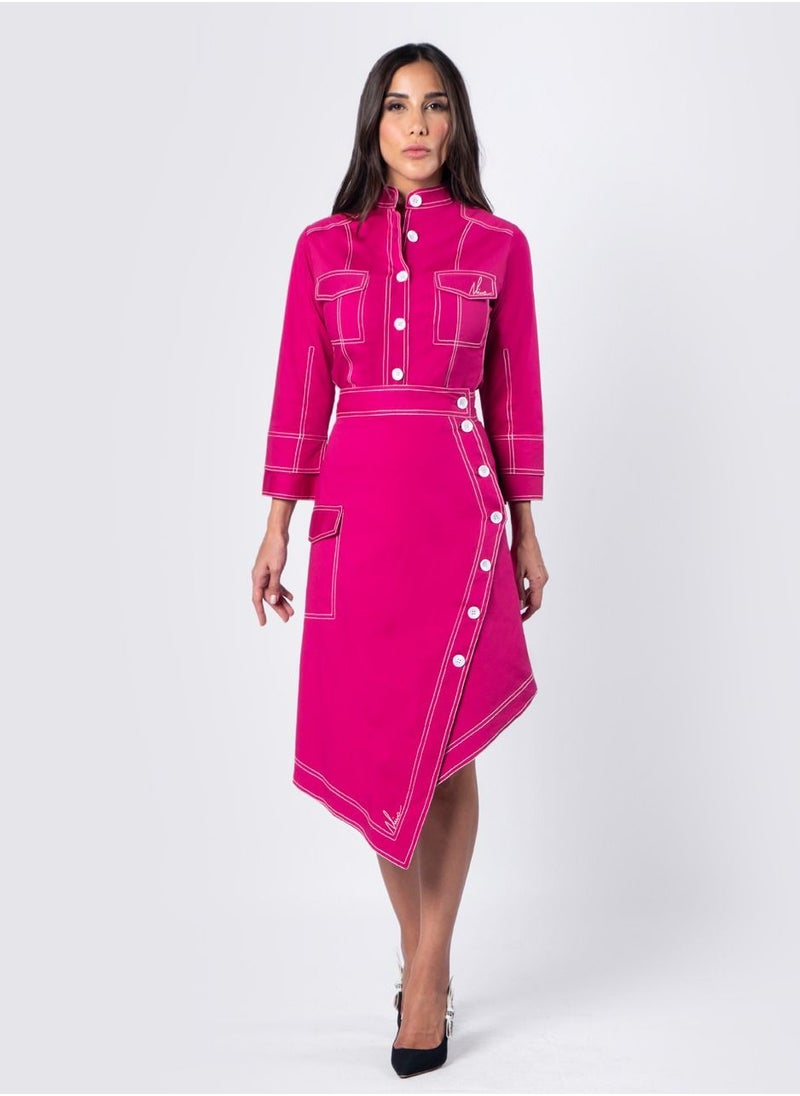 NIVA FASHION HOUSE Front Placket Stitch Detailing Set  - Image 1