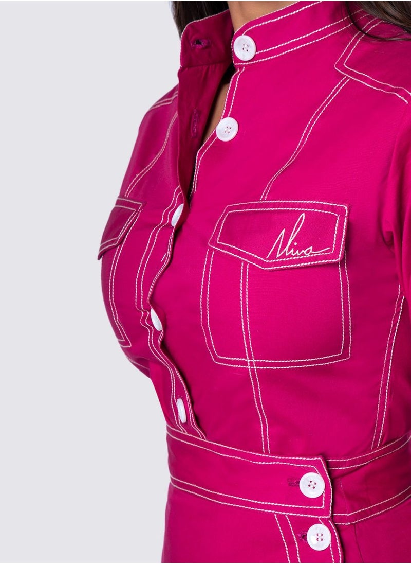 NIVA FASHION HOUSE Front Placket Stitch Detailing Set  - Image 2