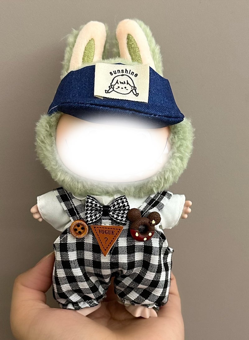 Labubu Clothes - Labubu Outfit, Artistic Style Set for Labubu Dolls, 17cm Doll Clothes Suitable for Labubu Dolls Accessories