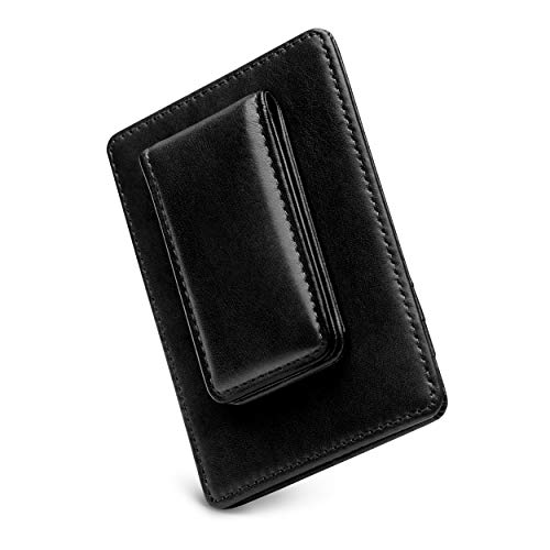 Bosca Old Leather RFID Blocking Front Pocket Wallet with Magnetic Money Clip - Leather Wallet for Men - Image 2